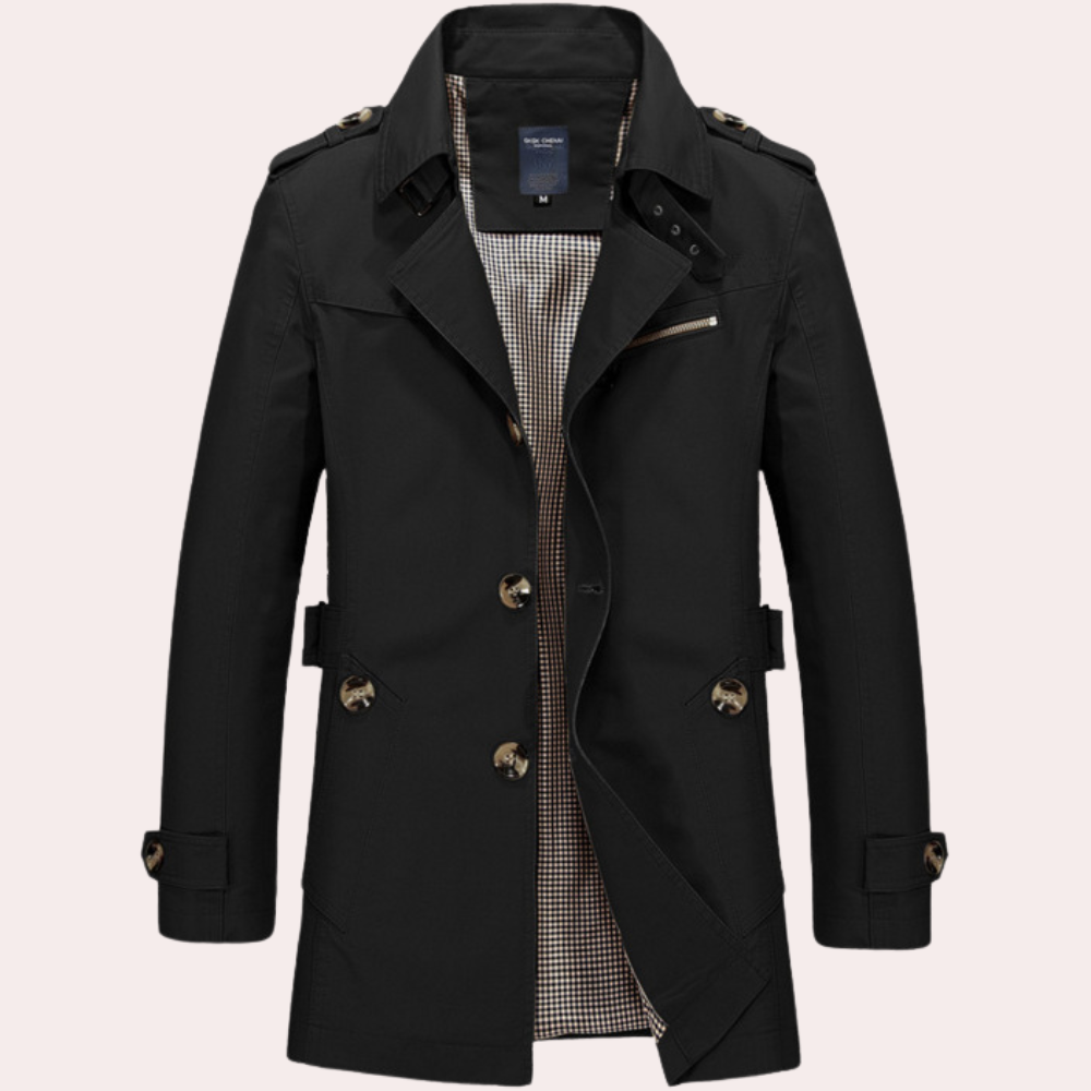 Stijlvolle zomer trenchcoat voor heren