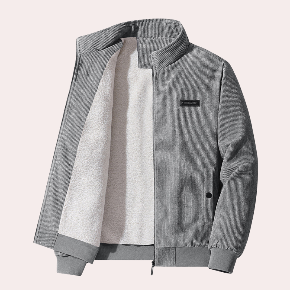 Retro corduroy herenjack voor de zomer