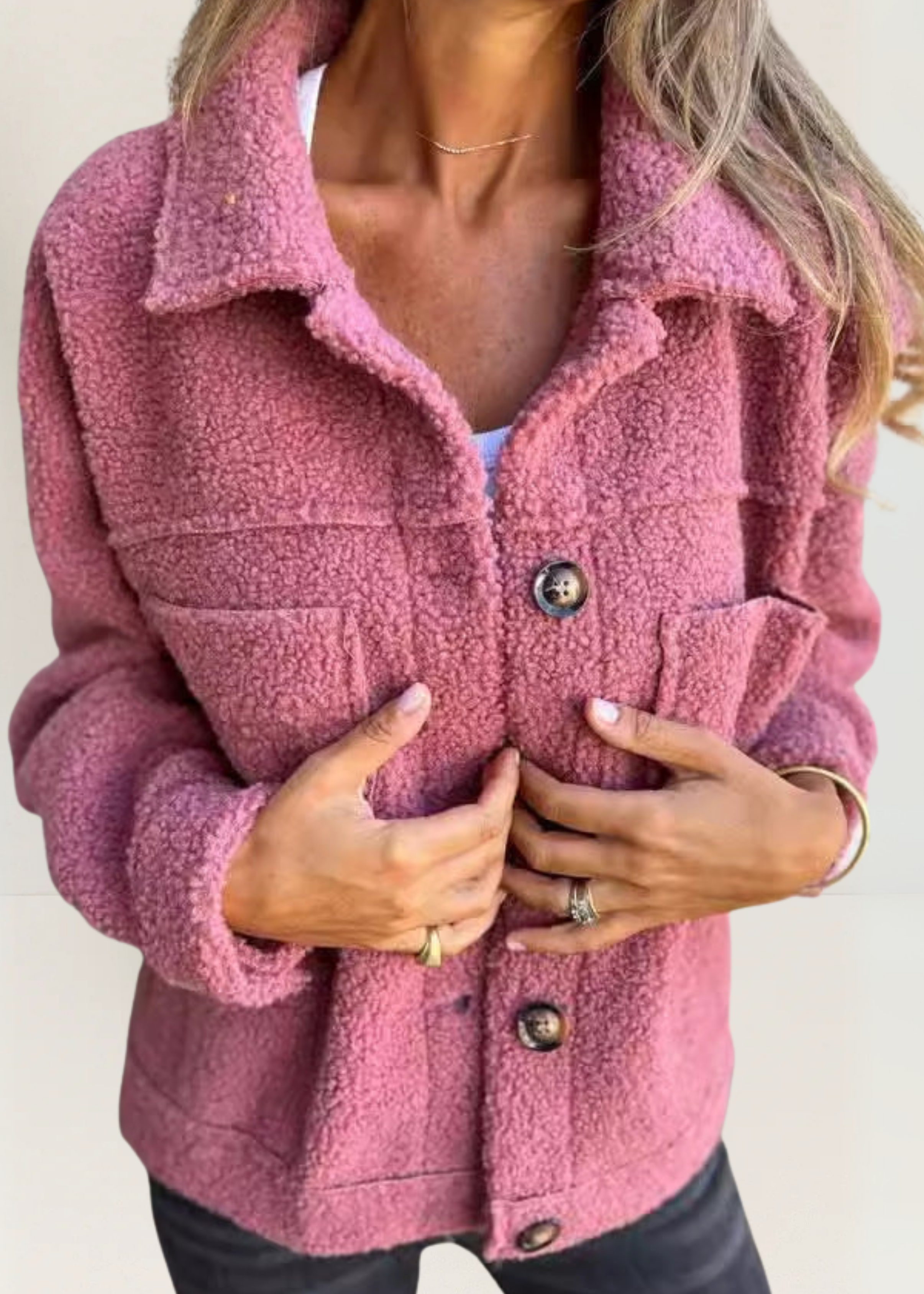 Van Laar Amsterdam™ | Zacht Fleece Jack met Knopen