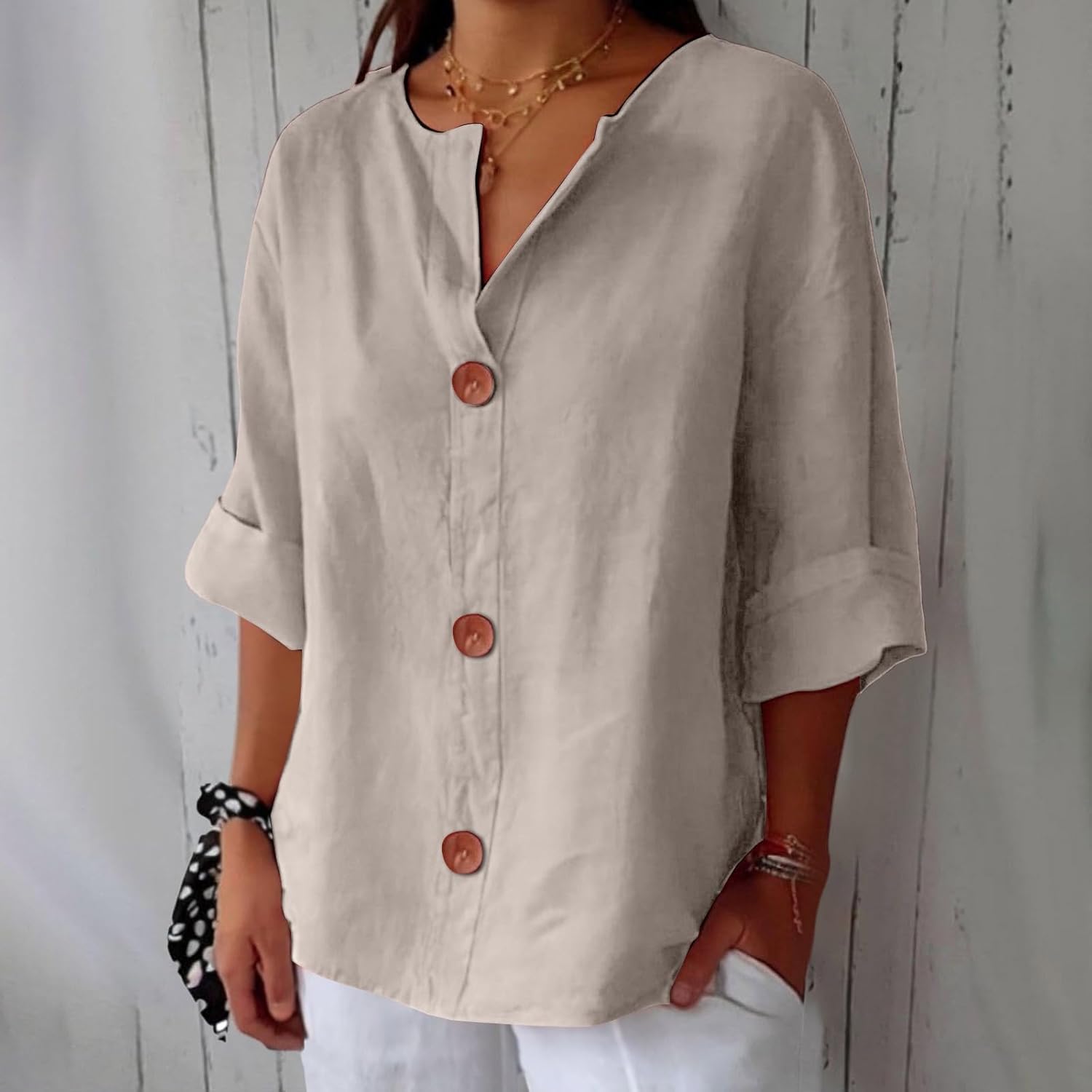 Van Laar - Casual Linnen Blouse