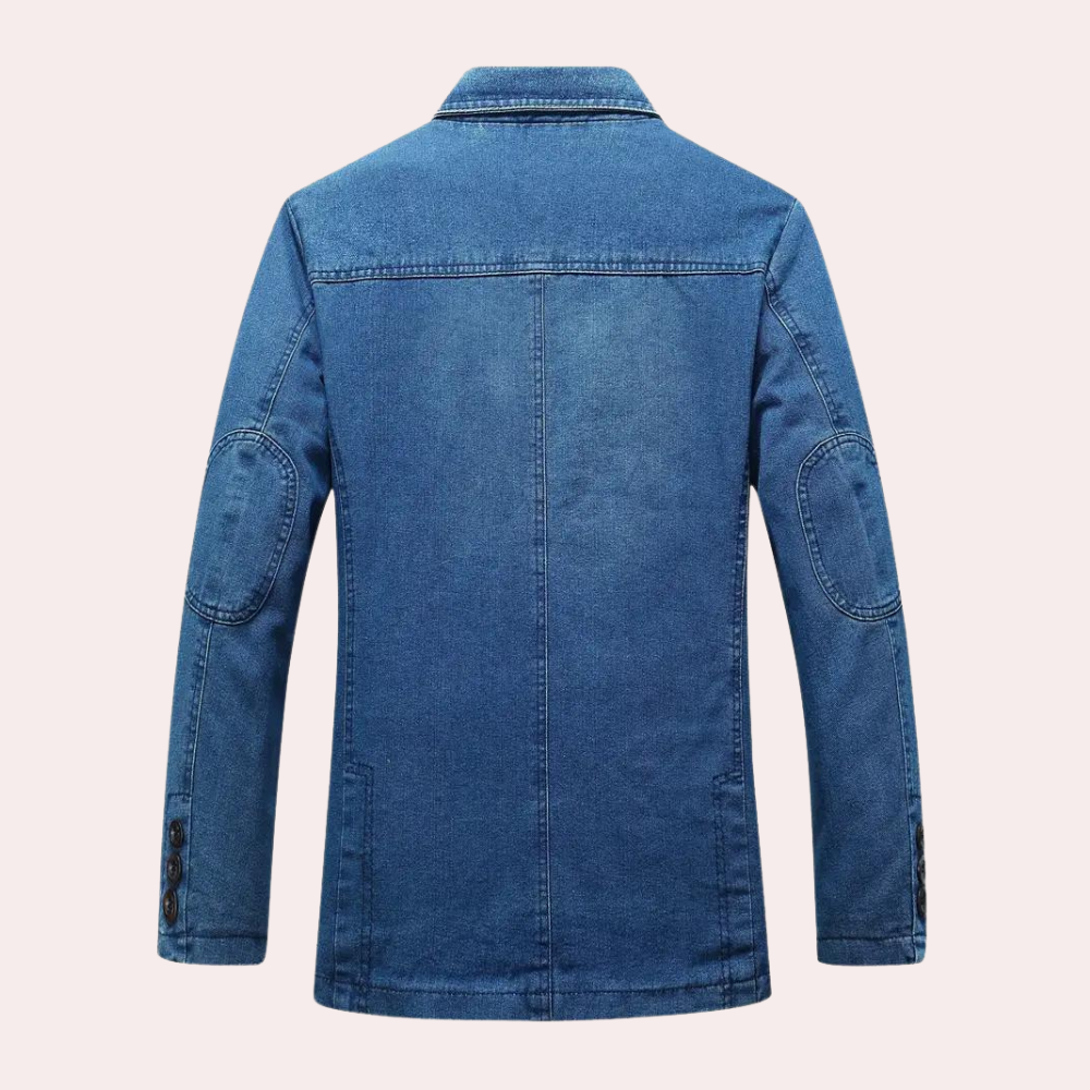 LOGAN - Klassieke Denim blazer voor Heren - Perfect voor de Lente en Zomer