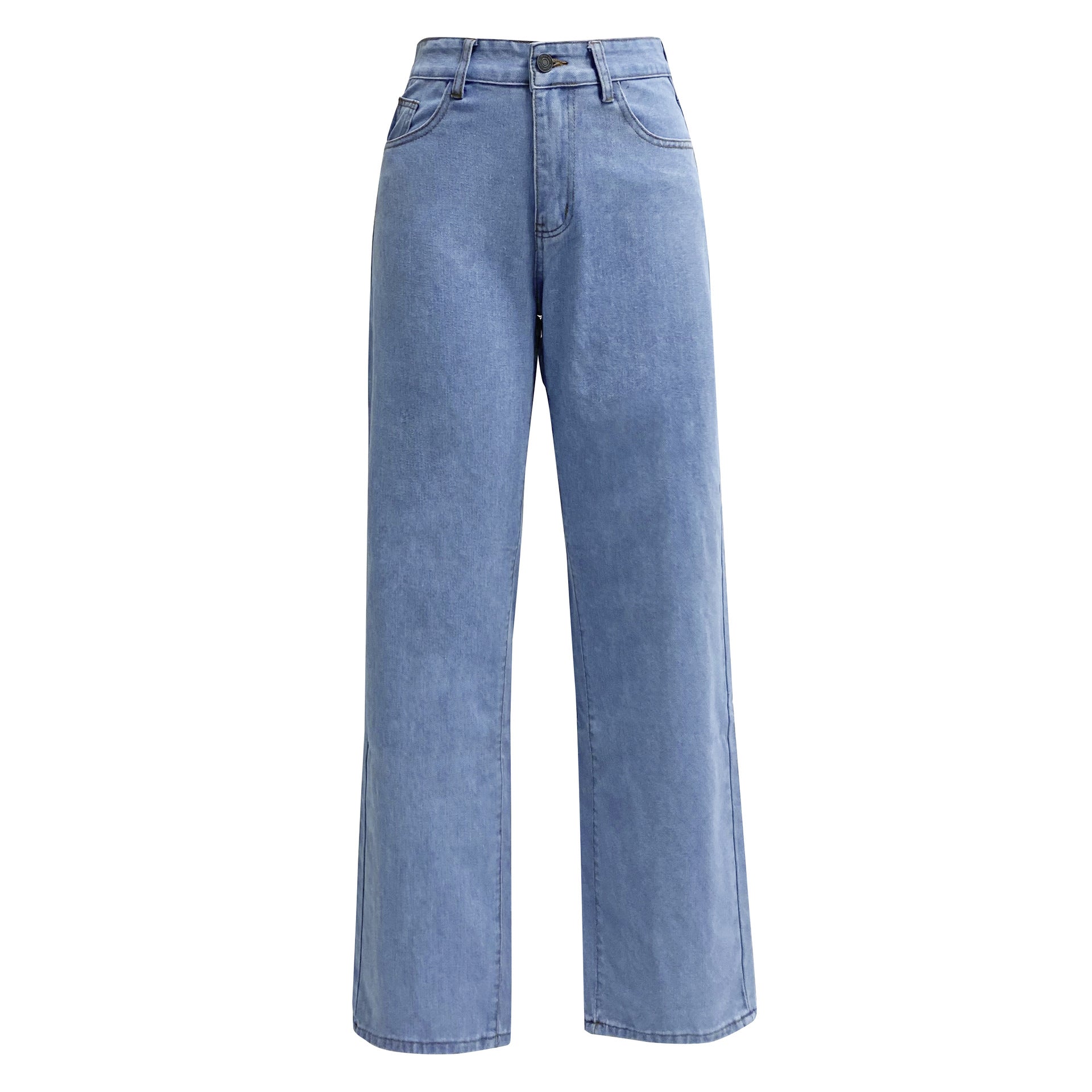 Van Laar® | Blauwe Rechte Spijkerbroek
