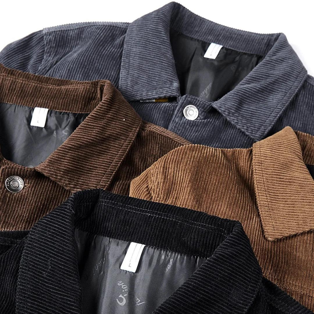 AARO - Comfortabel corduroy zomerjack