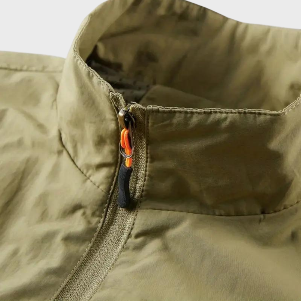 Toke - Zomervest voor heren met meerdere ritszakken