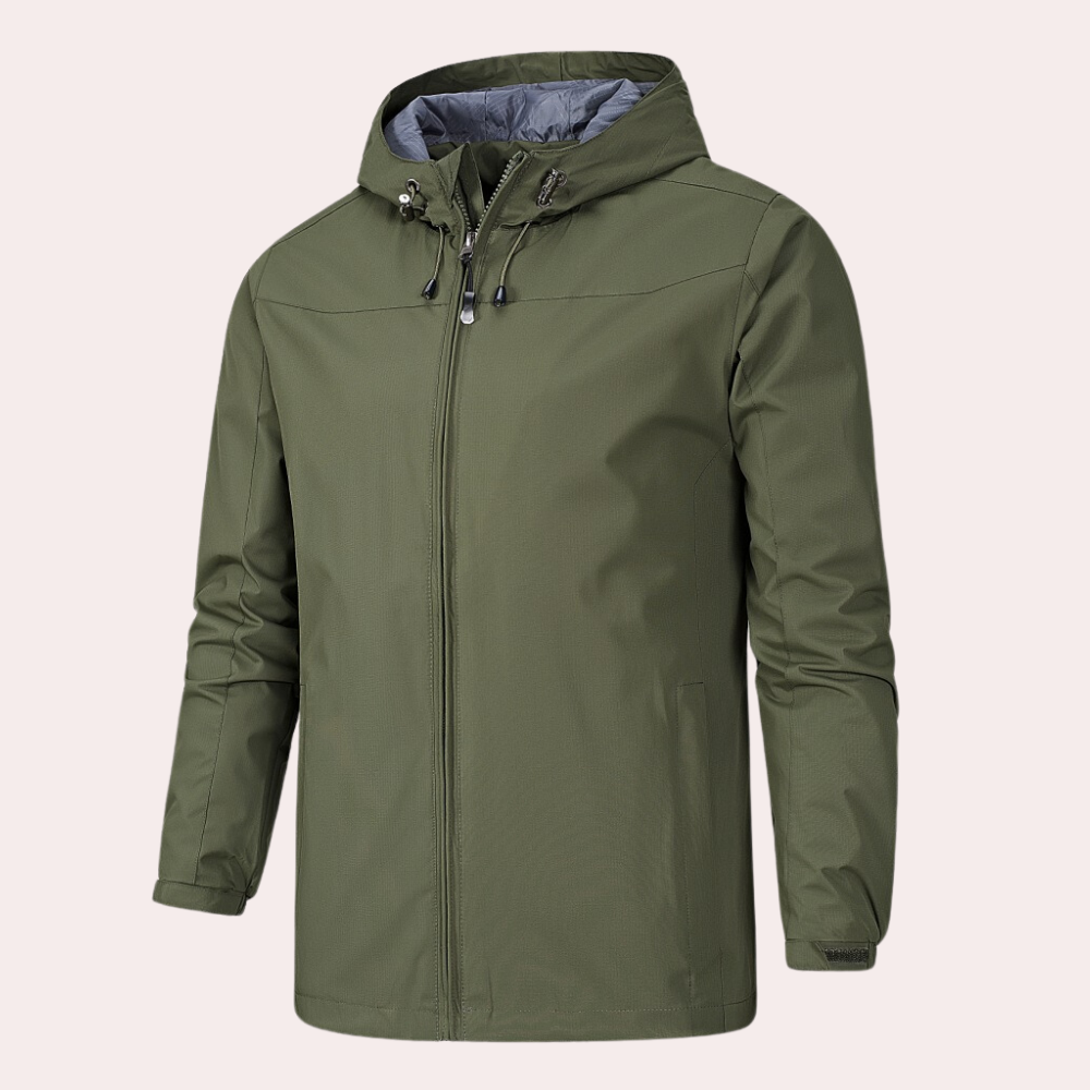 Gervais - Heren zomer windjack met capuchon