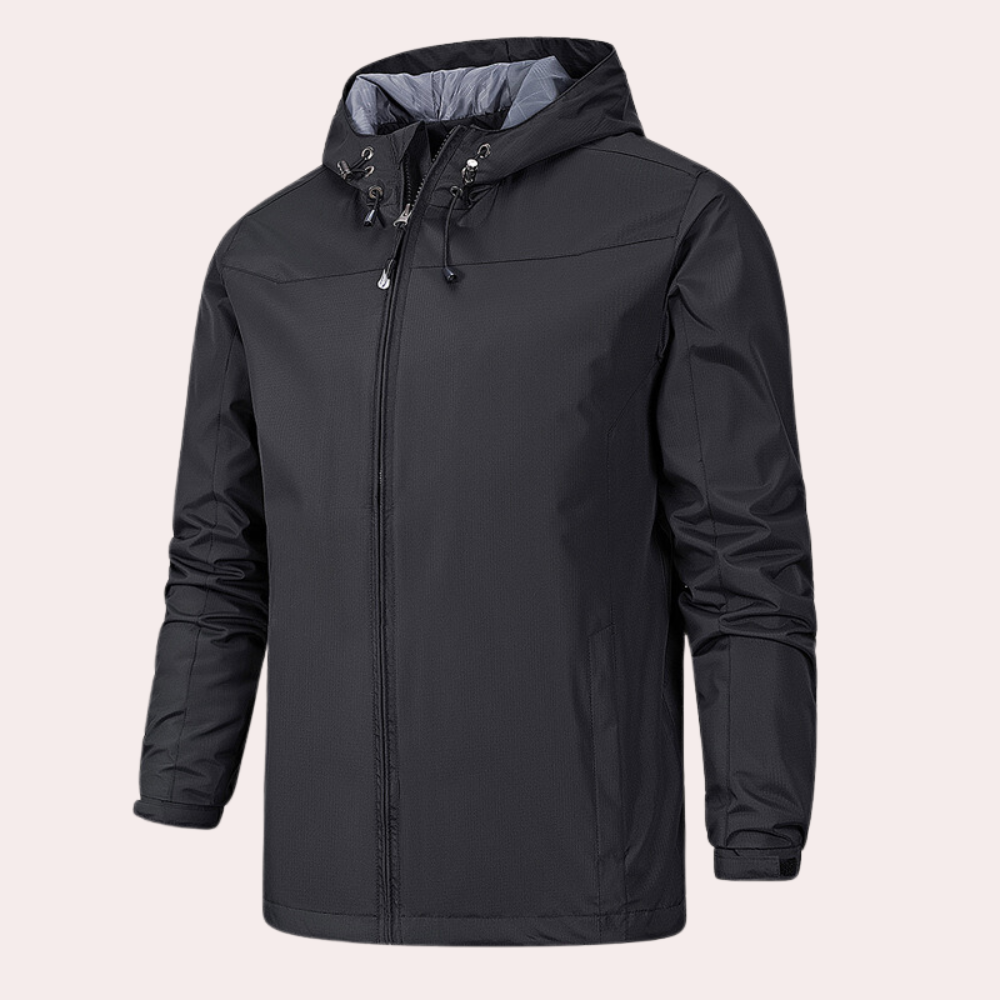 Gervais - Heren zomer windjack met capuchon