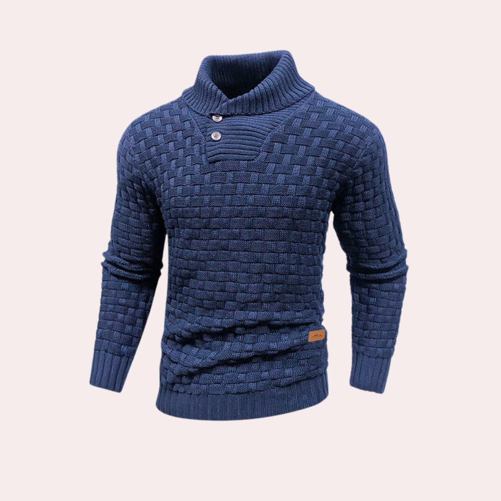 Eligius - Stijlvolle en gebreide herensweater voor de zomer