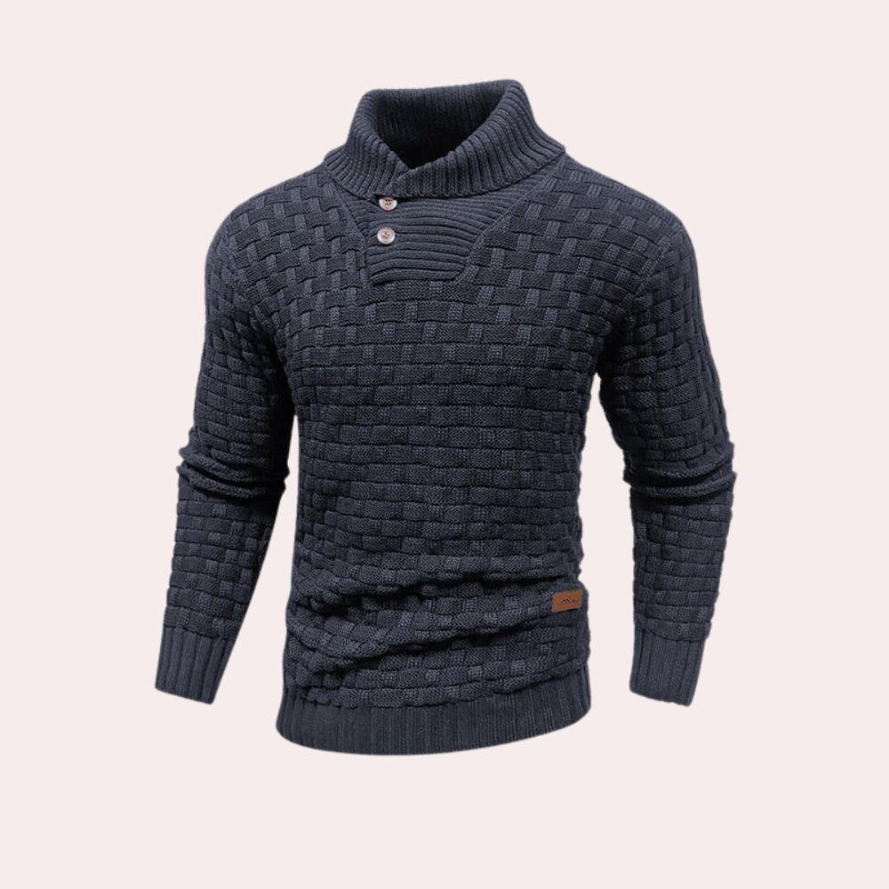 Eligius - Stijlvolle en gebreide herensweater voor de zomer