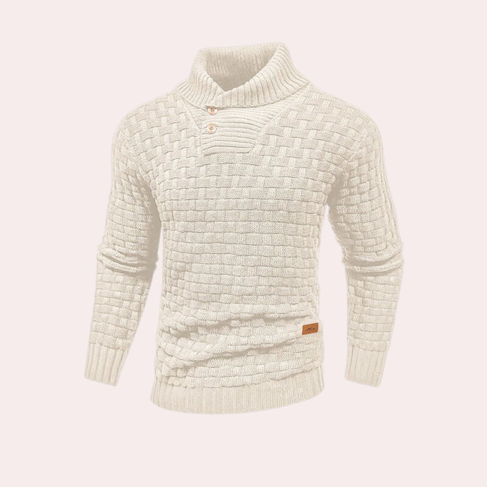 Eligius - Stijlvolle en gebreide herensweater voor de zomer