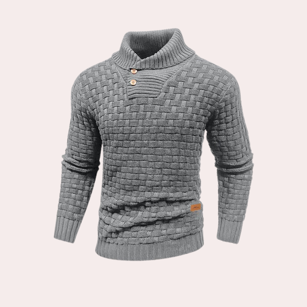 Eligius - Stijlvolle en gebreide herensweater voor de zomer