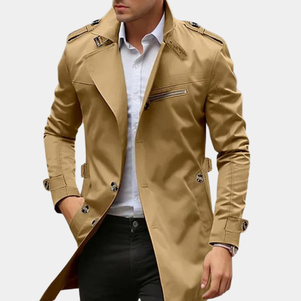 Stijlvolle zomer trenchcoat voor heren