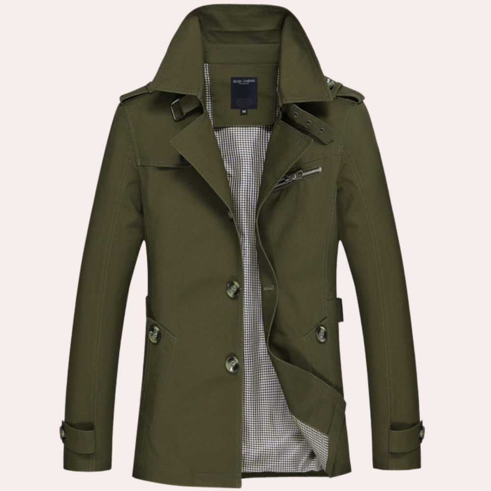 Stijlvolle zomer trenchcoat voor heren
