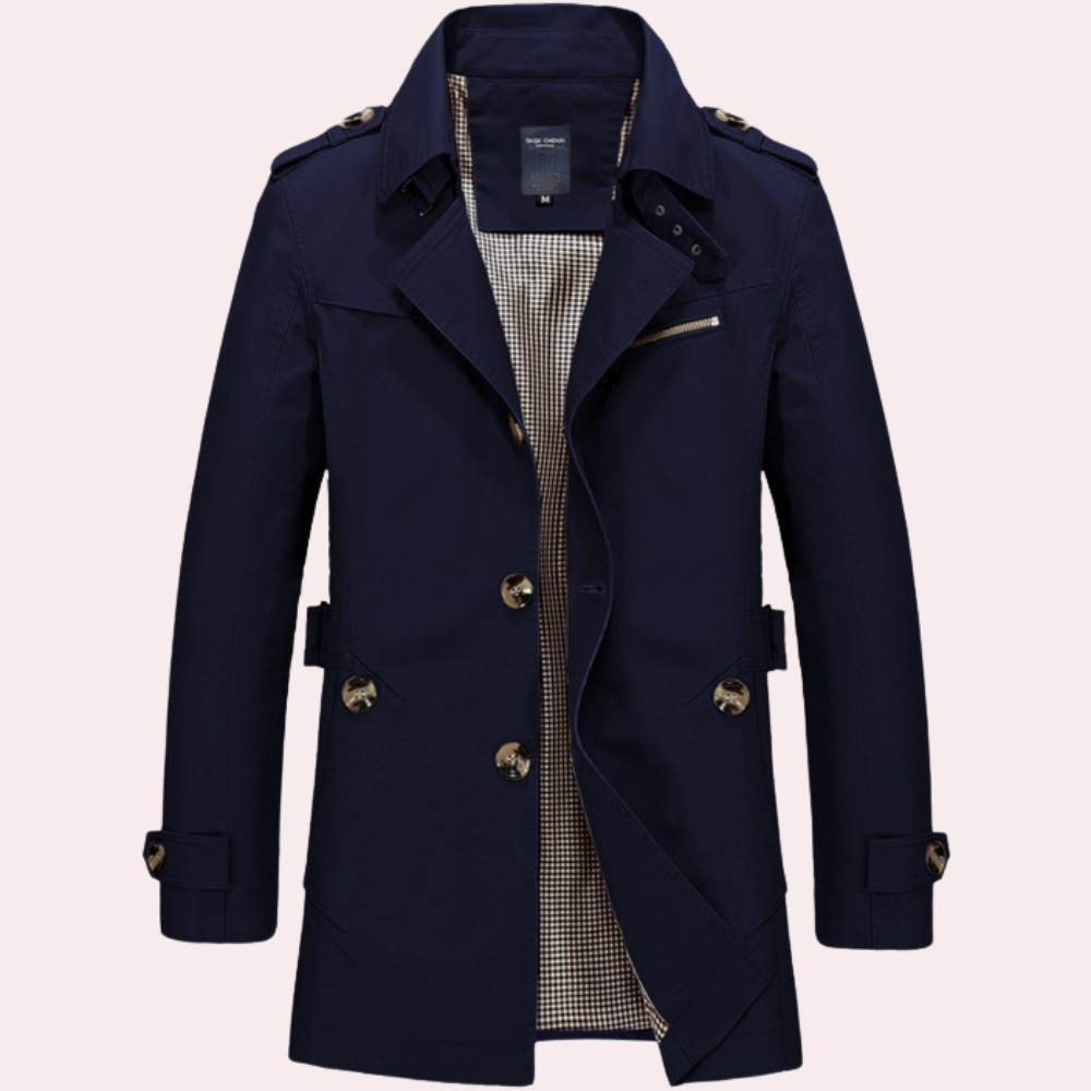 Stijlvolle zomer trenchcoat voor heren