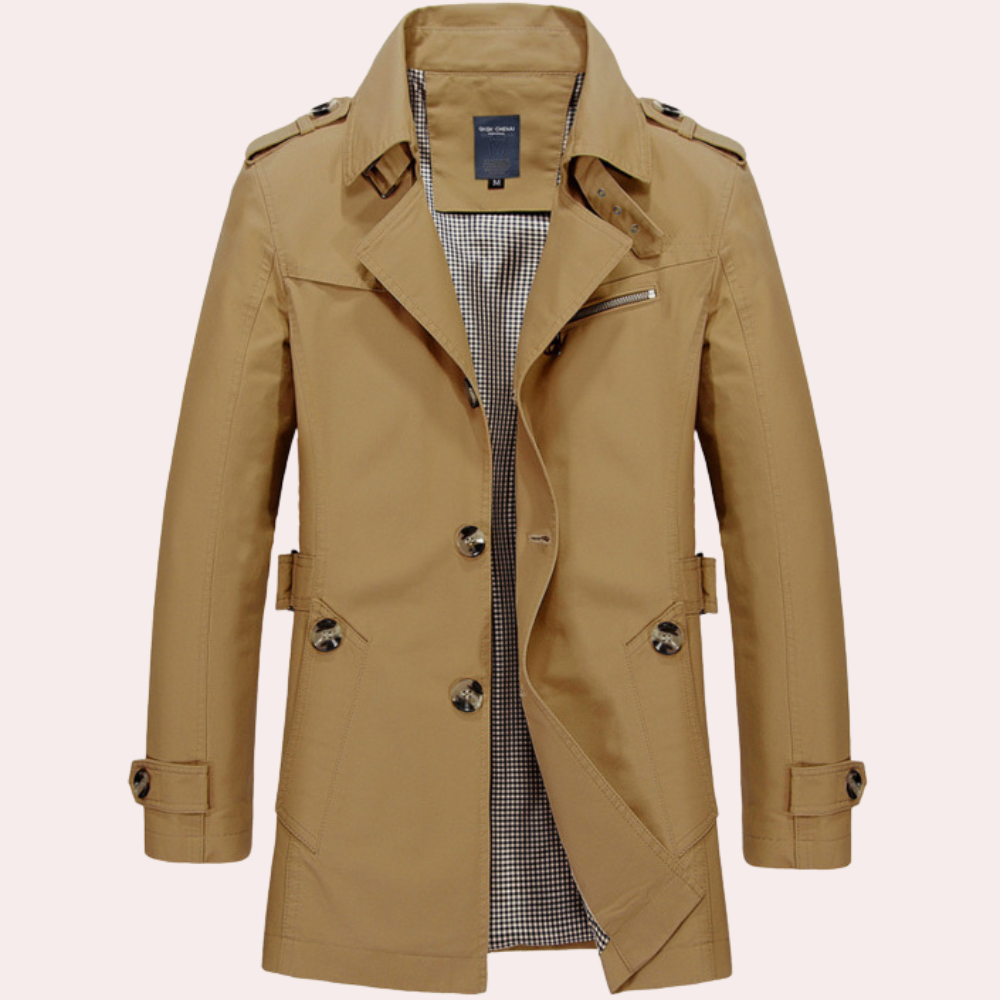 Stijlvolle zomer trenchcoat voor heren