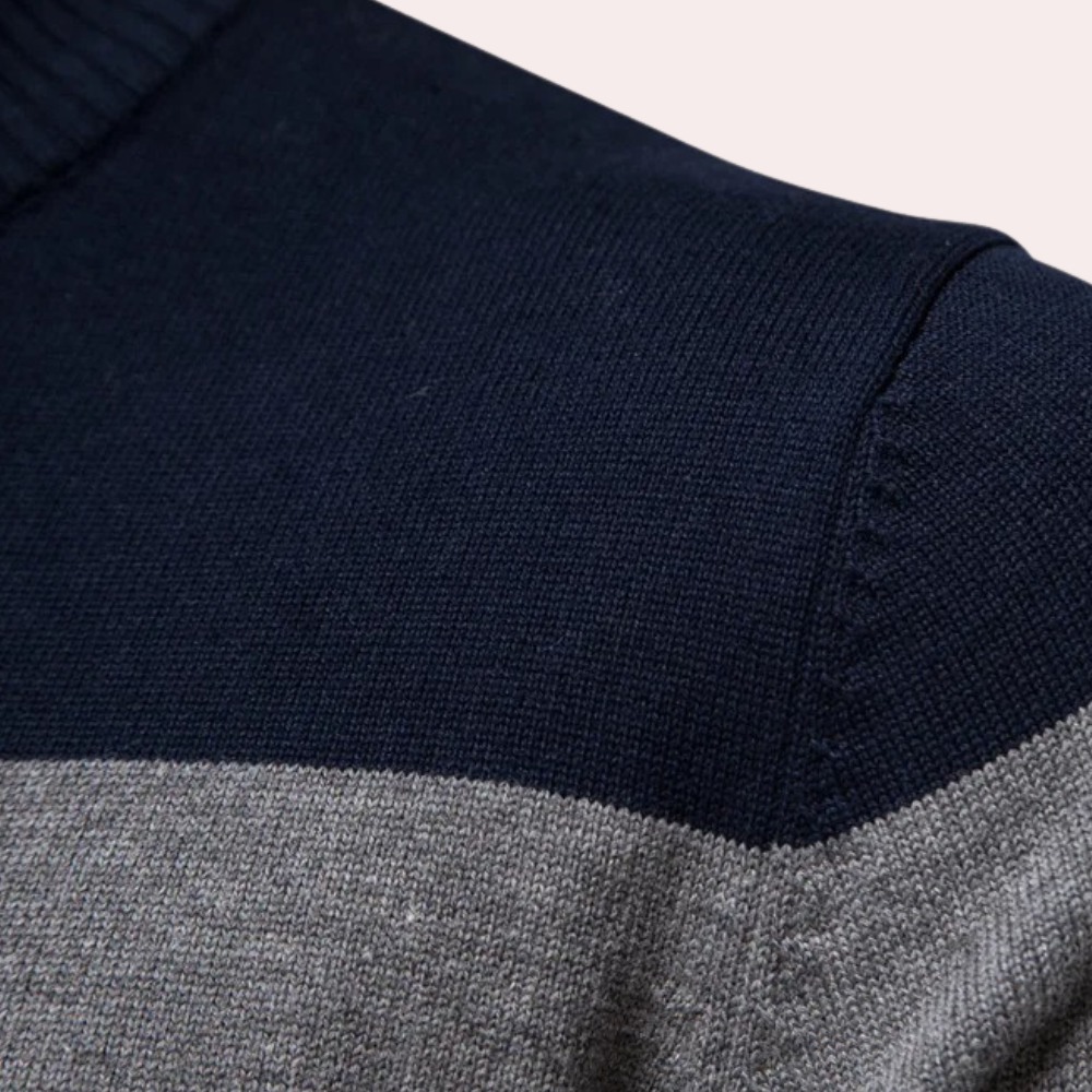 Trendy gestreepte herensweater voor de zomer