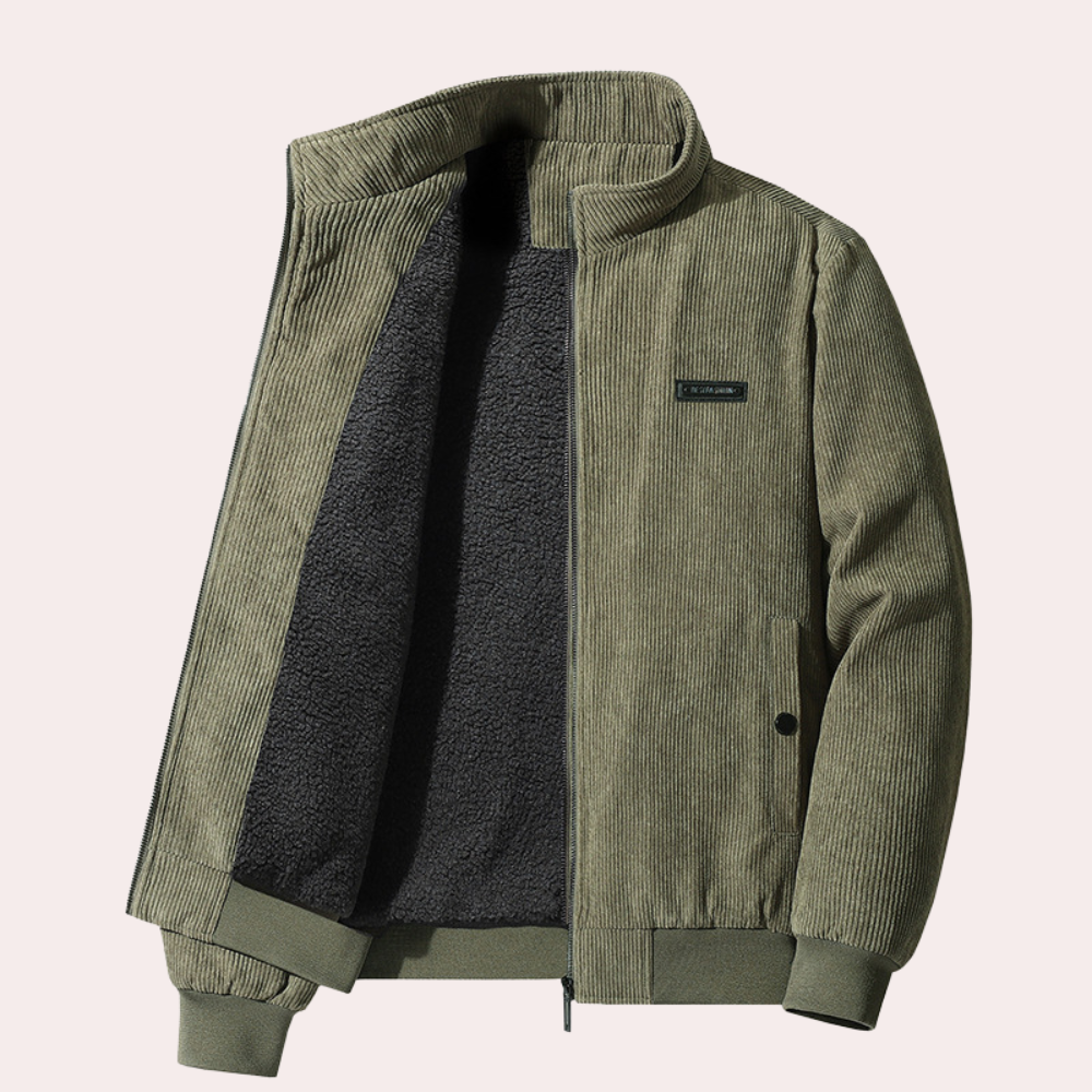 Retro corduroy herenjack voor de zomer