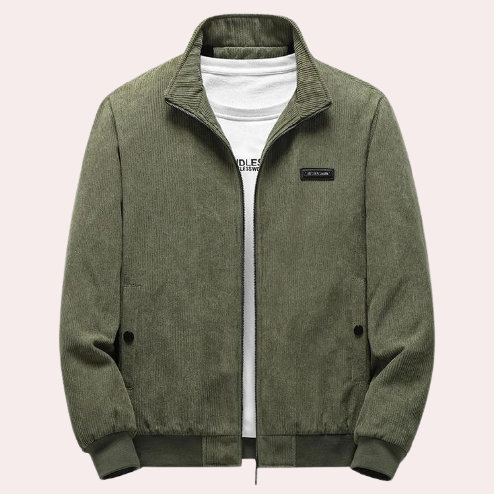 Retro corduroy herenjack voor de zomer