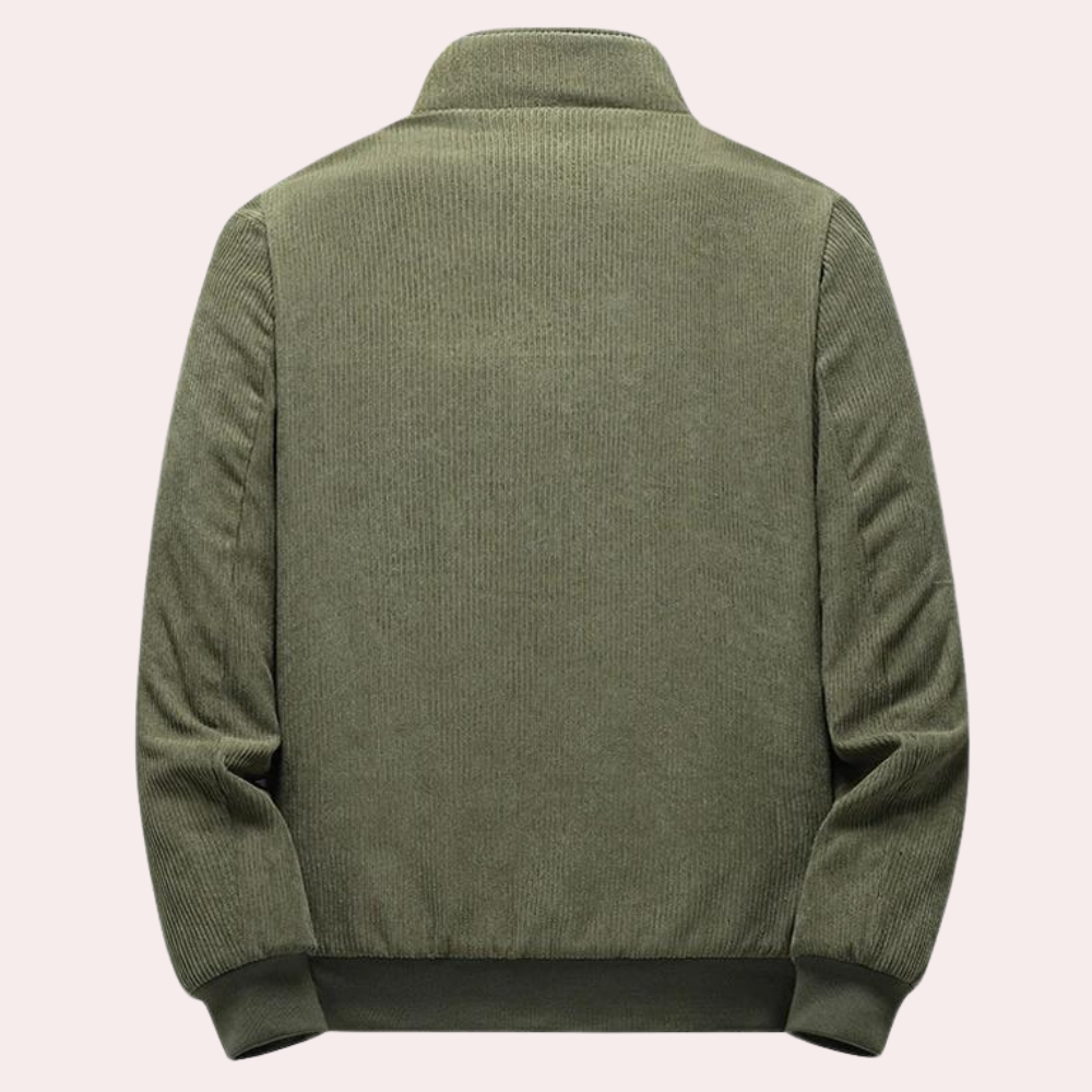 Retro corduroy herenjack voor de zomer