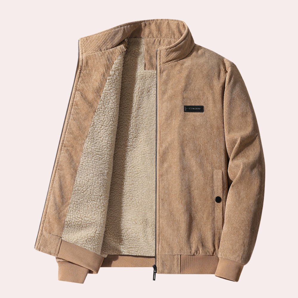 Retro corduroy herenjack voor de zomer