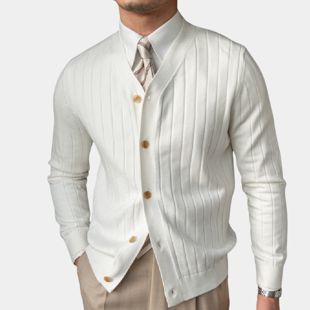 Lucian - Luxueus Eenvoudig Gebreid Herensweater voor de Zomer