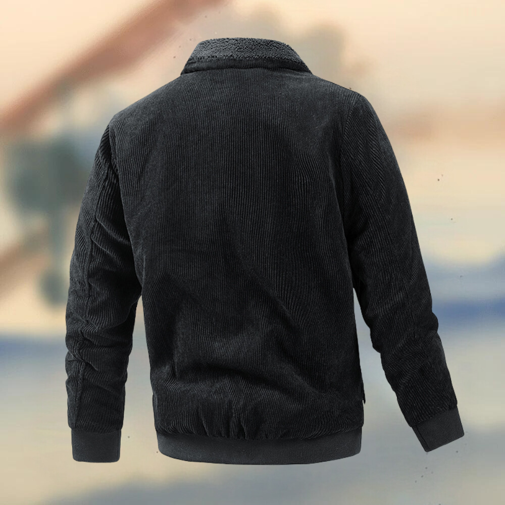 Curty - Comfortabele Corduroy Herenjas voor de Lente en Zomer