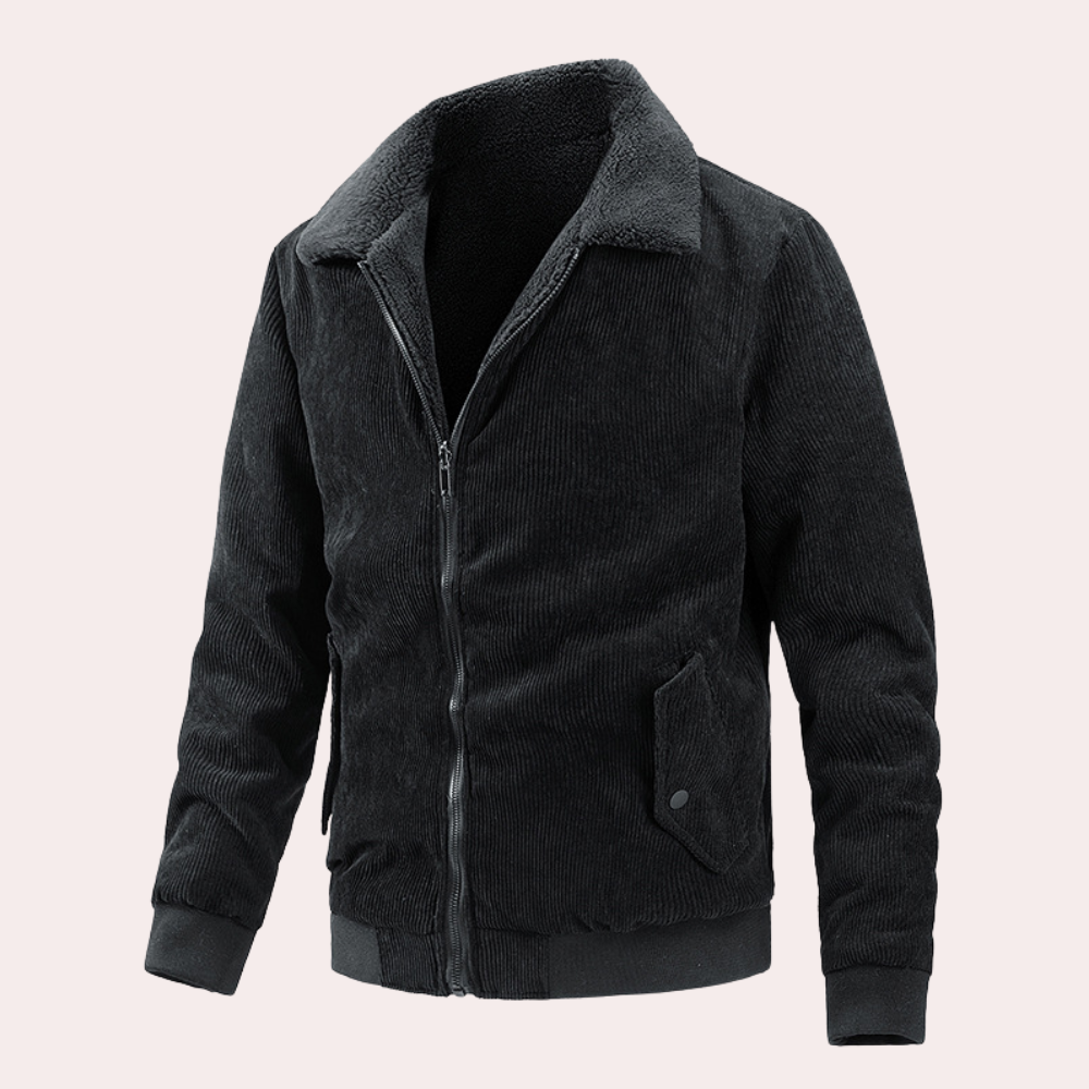 Curty - Comfortabele Corduroy Herenjas voor de Lente en Zomer