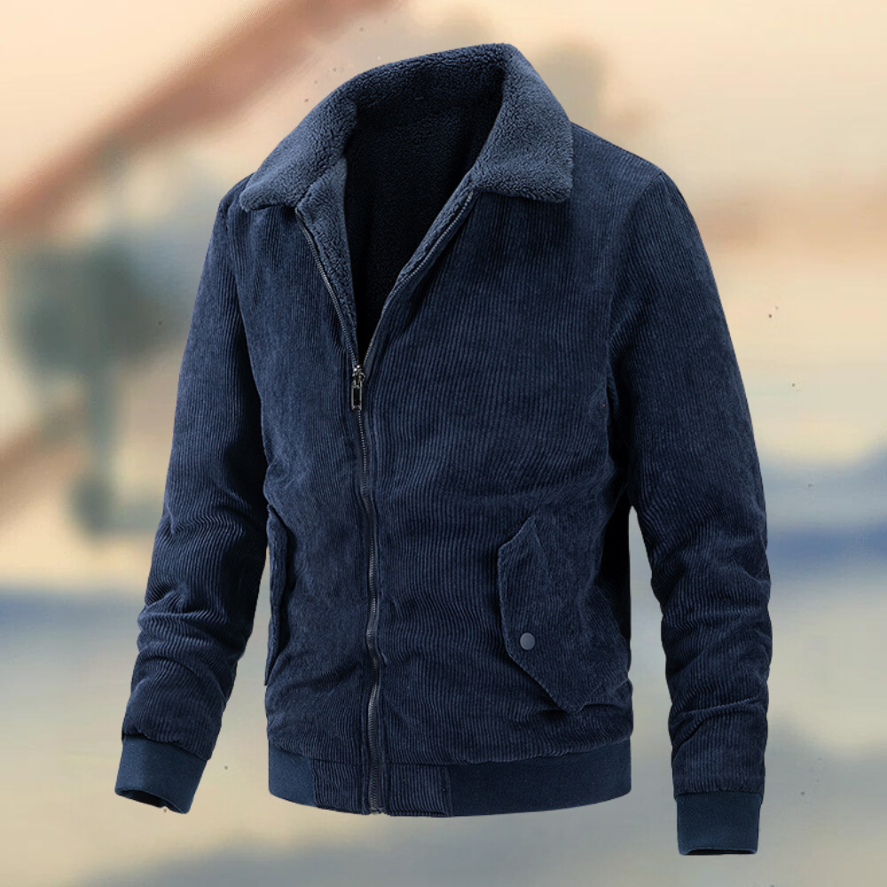 Curty - Comfortabele Corduroy Herenjas voor de Lente en Zomer
