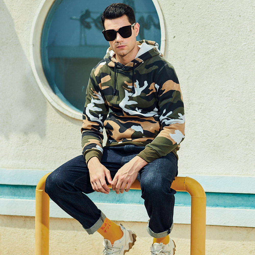 Petri - Trendy Camo Zomer Hoodie voor de moderne man