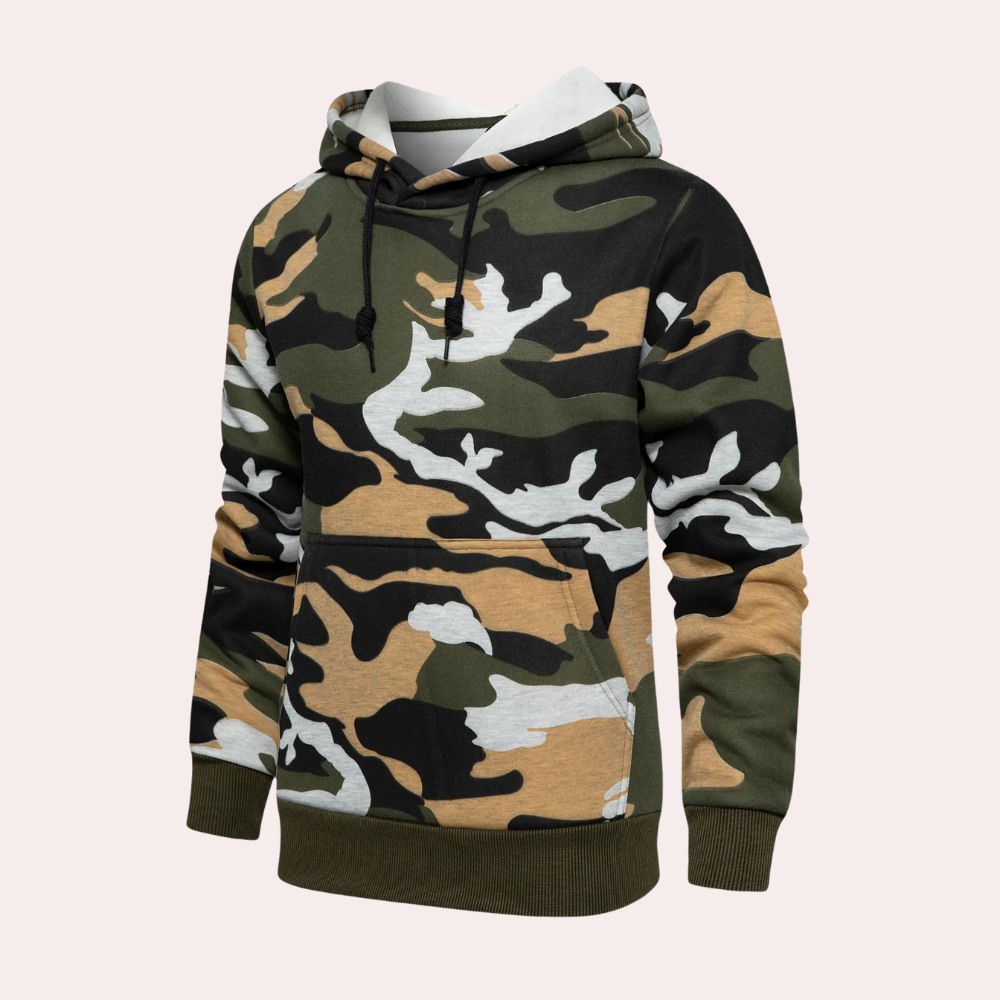 Petri - Trendy Camo Zomer Hoodie voor de moderne man