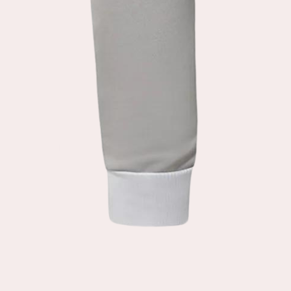 Petar - Sportieve colorblock zomertrui met capuchon voor heren