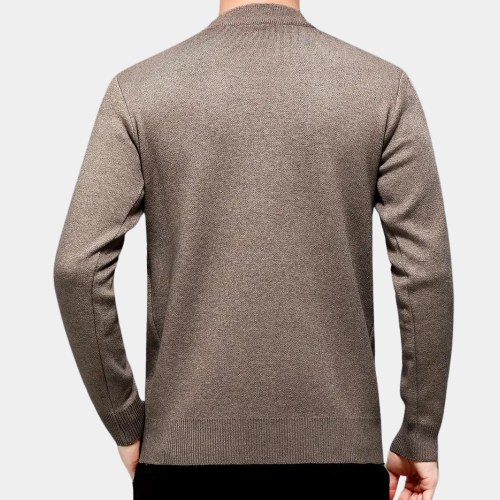 Iulian - Stijlvolle en comfortabele gebreide herensweater voor de zomer
