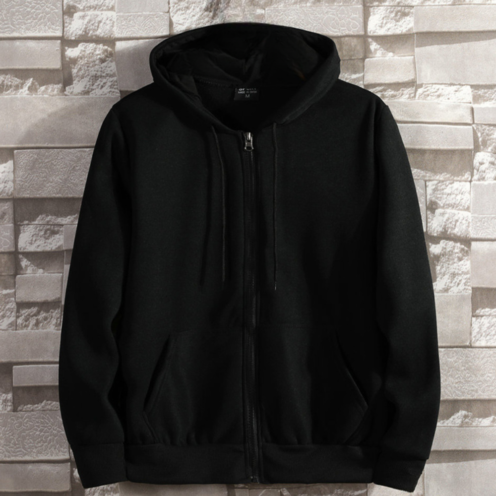 Lorand - Comfortabele Zomer Hoodie met rits voor heren