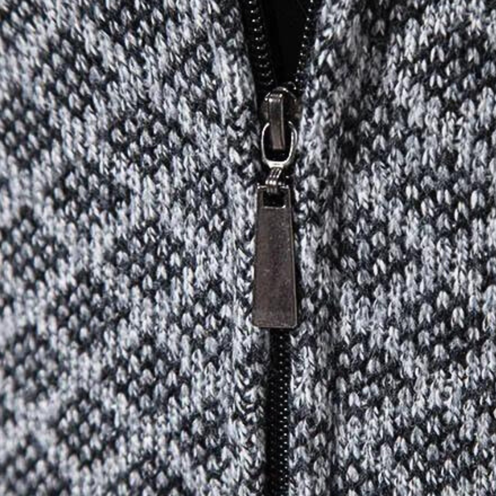 KEKOA - Comfortabel Gebreid Herenvest met Capuchon voor de Lente en Zomer