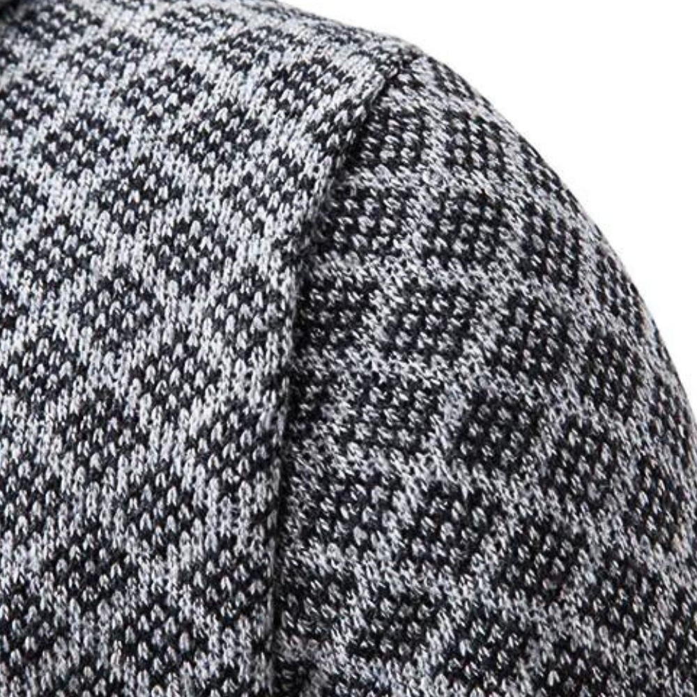 KEKOA - Comfortabel Gebreid Herenvest met Capuchon voor de Lente en Zomer