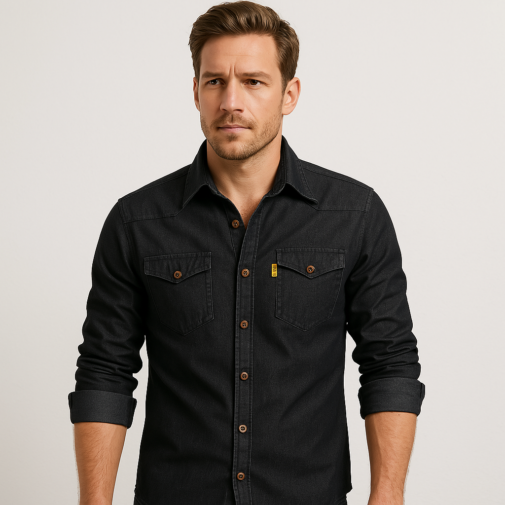 Van Laar Amsterdam™ | Slim Fit Denim Overhemd