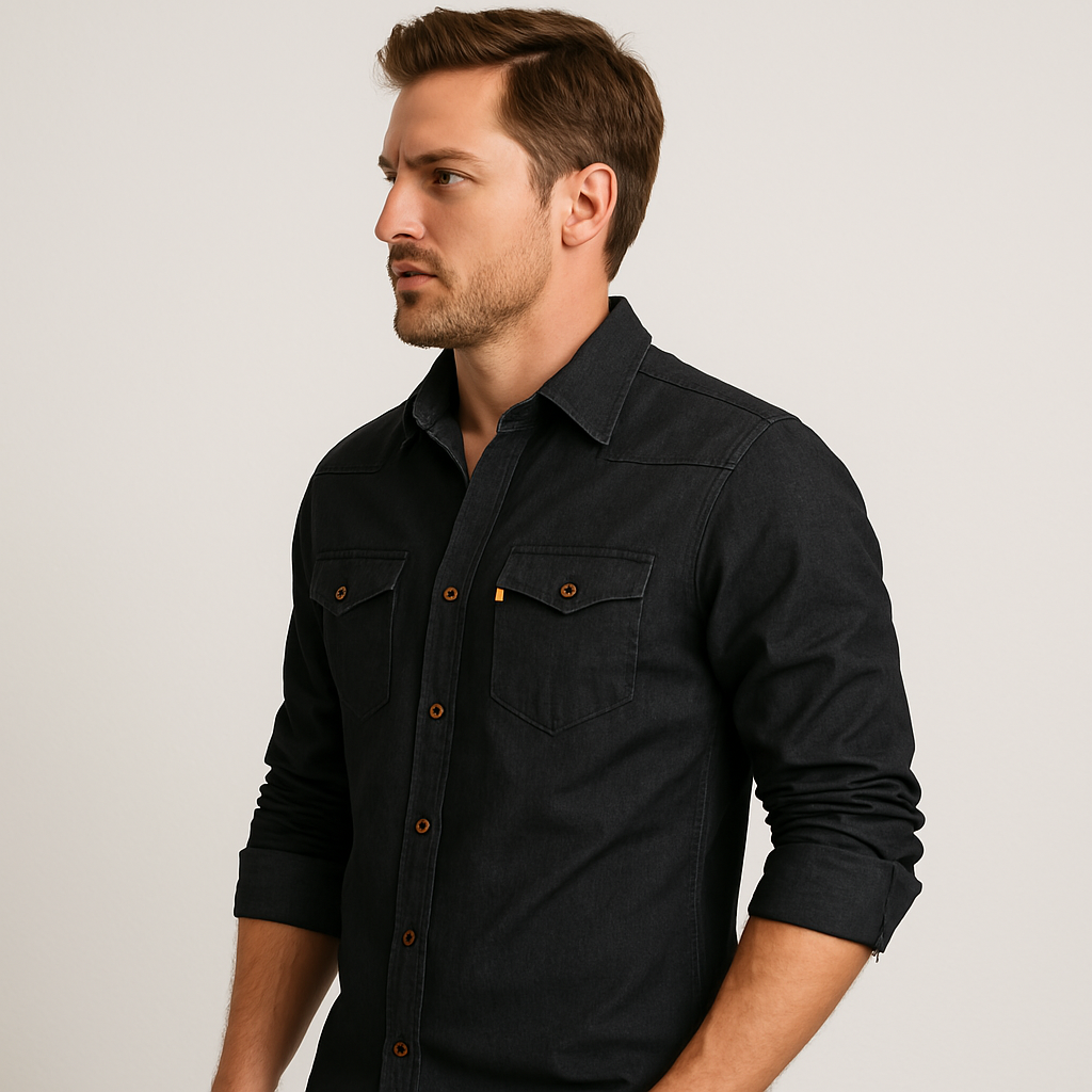 Van Laar Amsterdam™ | Slim Fit Denim Overhemd