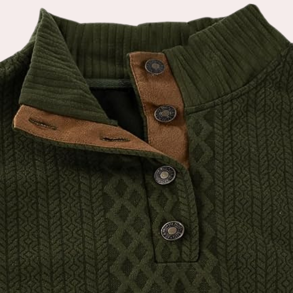 Derrall - Comfortabele herensweater voor de zomer