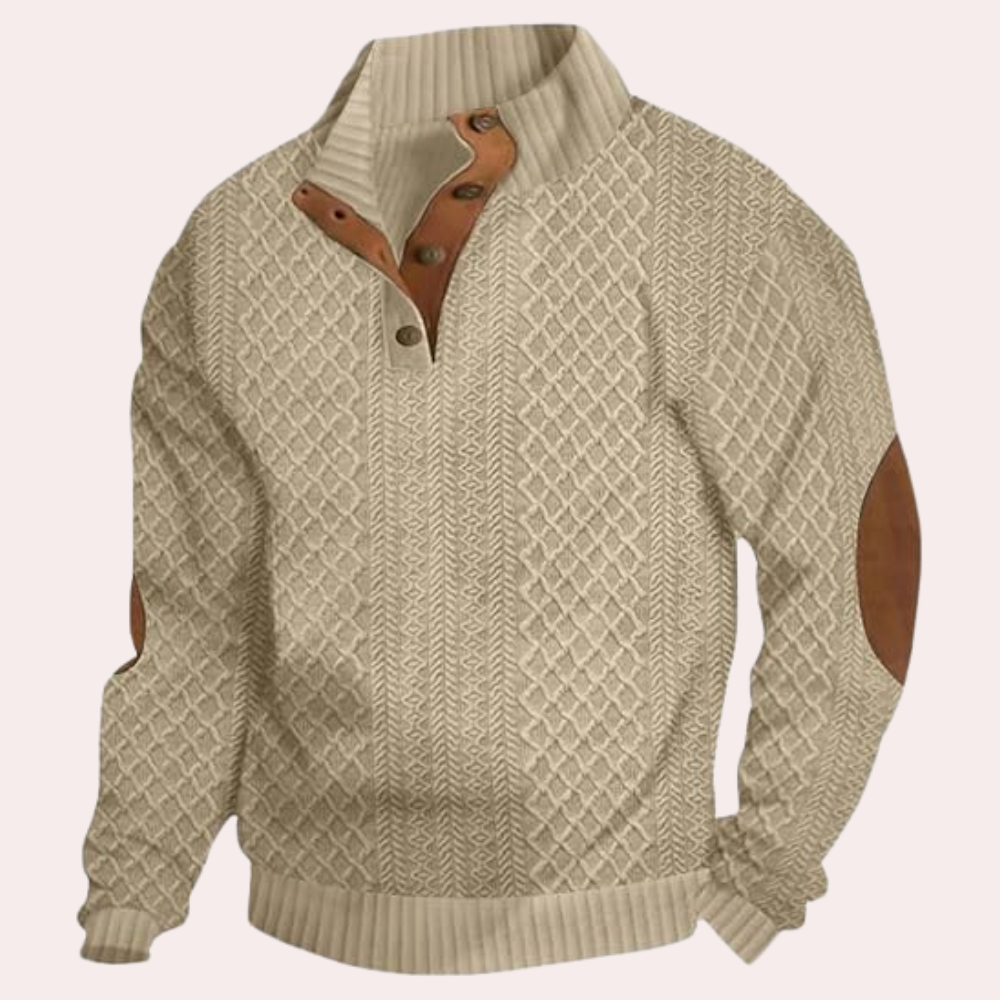 Derrall - Comfortabele herensweater voor de zomer
