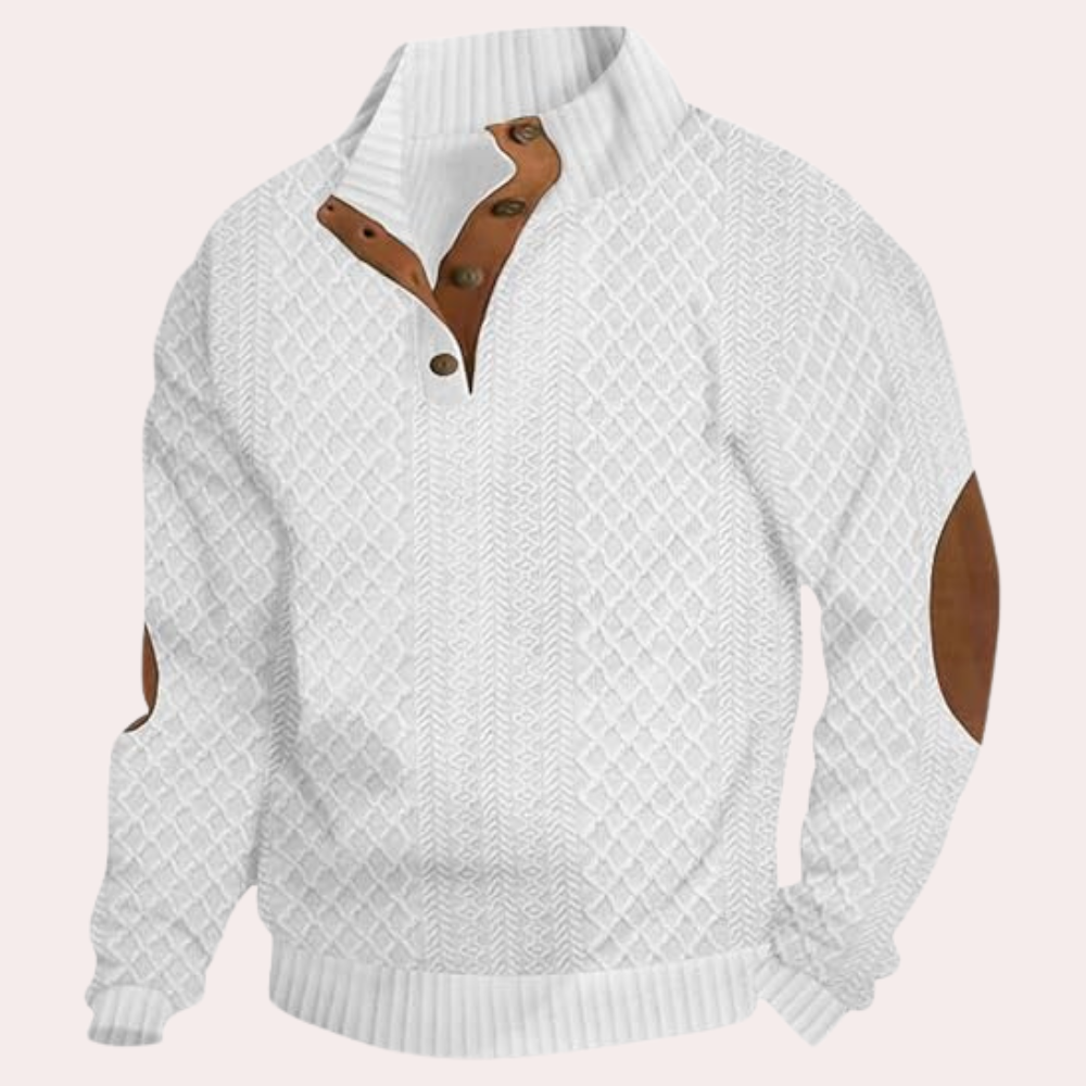 Derrall - Comfortabele herensweater voor de zomer