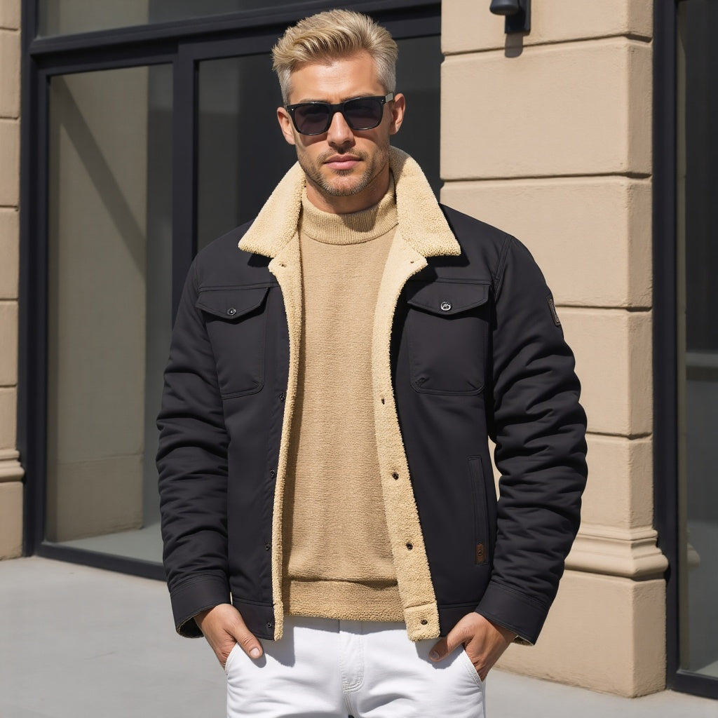 DIRK - Vintage bomber jacket voor heren - Perfect voor de lente en zomer