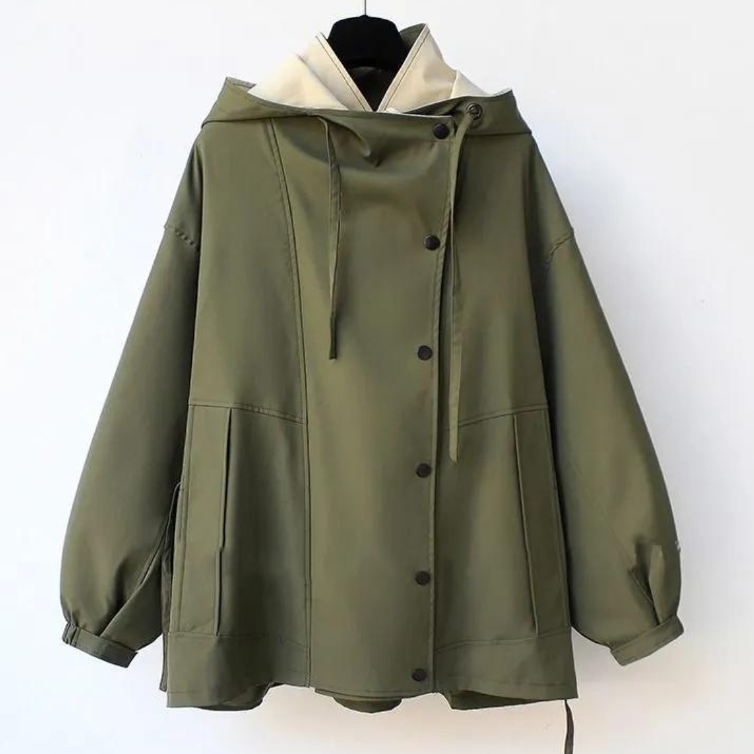 Laluna® | Moderne Tweekleurige Trenchcoat