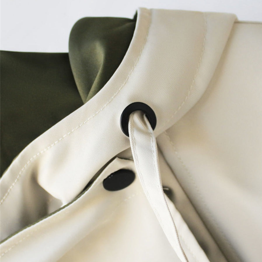 Laluna® | Moderne Tweekleurige Trenchcoat