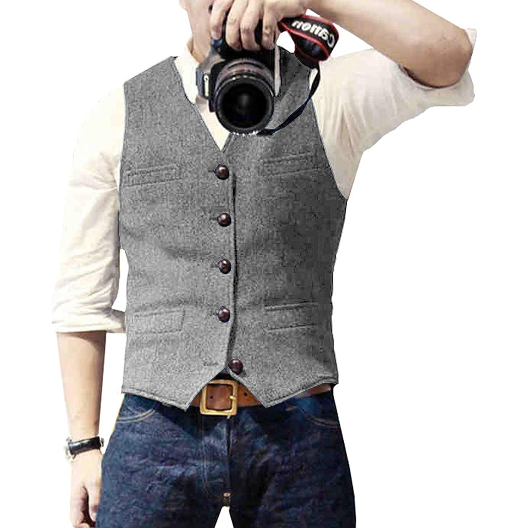 OLIVER - Elegant zomergilet voor heren