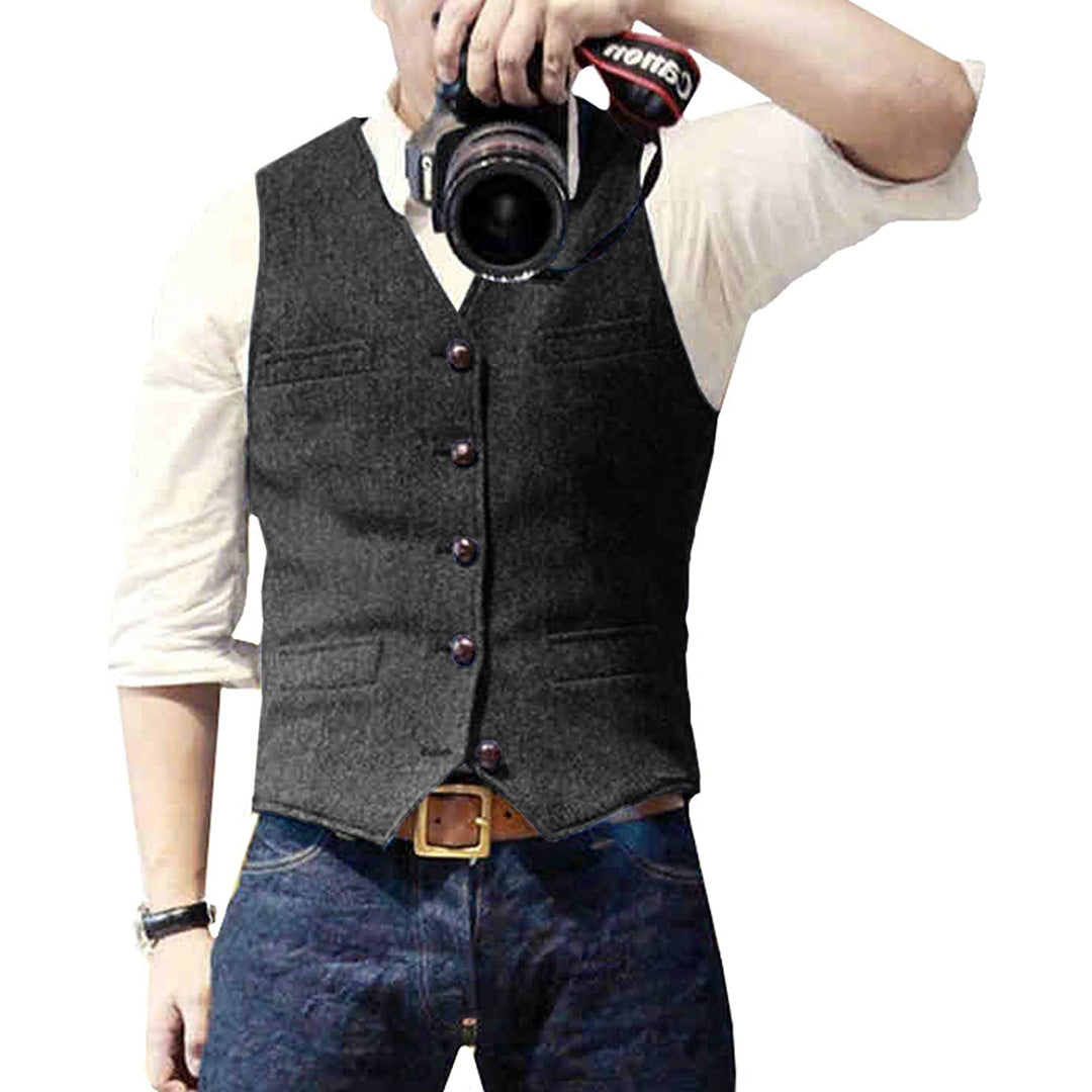 OLIVER - Elegant zomergilet voor heren