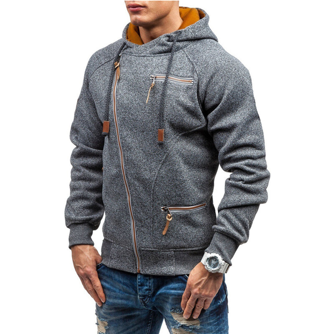 Paul - Luchtig fleece vest met capuchon voor heren, ideaal voor lente en zomer