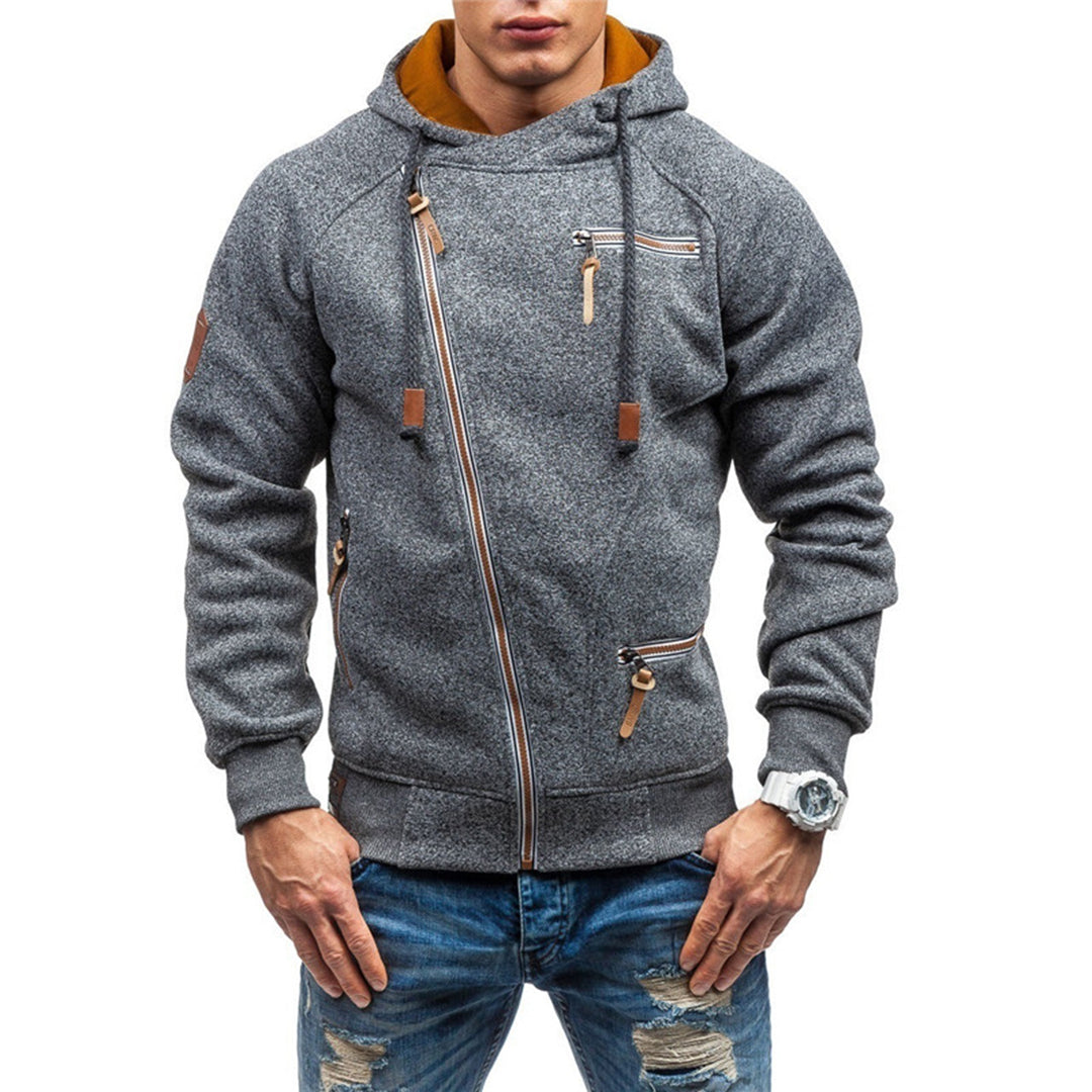 Paul - Luchtig fleece vest met capuchon voor heren, ideaal voor lente en zomer