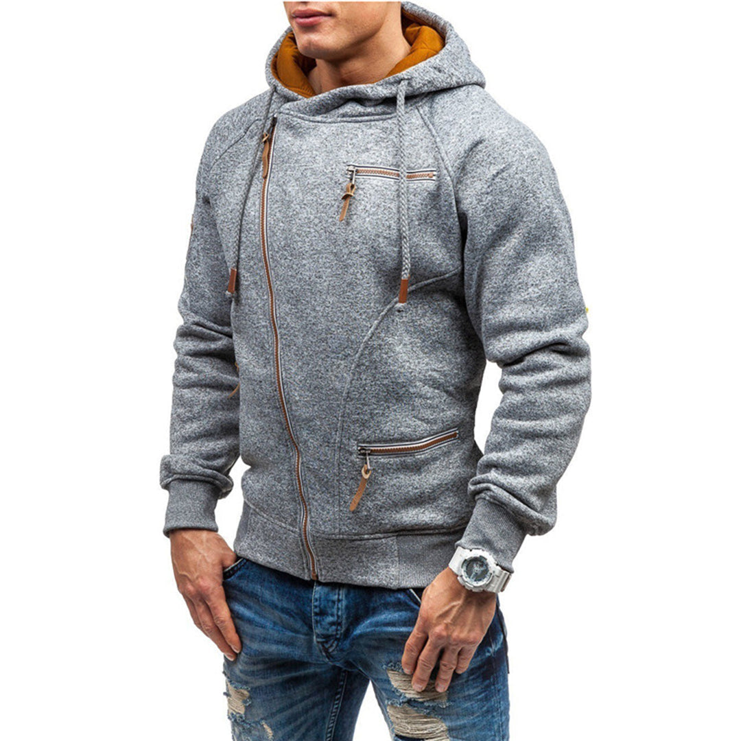 Paul - Luchtig fleece vest met capuchon voor heren, ideaal voor lente en zomer