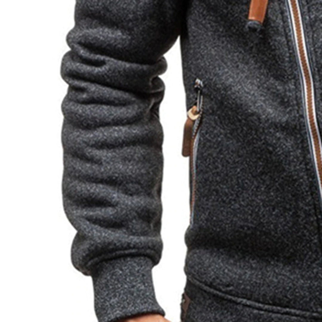 Paul - Luchtig fleece vest met capuchon voor heren, ideaal voor lente en zomer