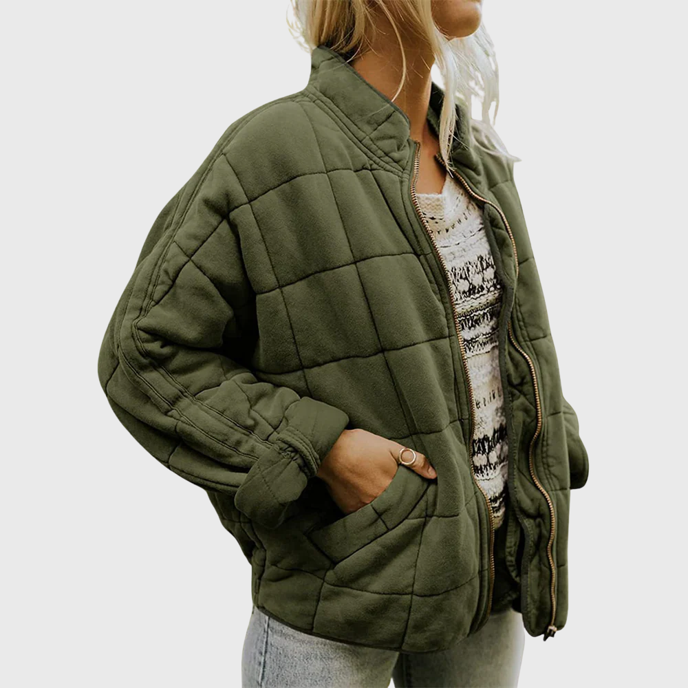 Van Laar | Gewatteerde jas met elegante oversized look