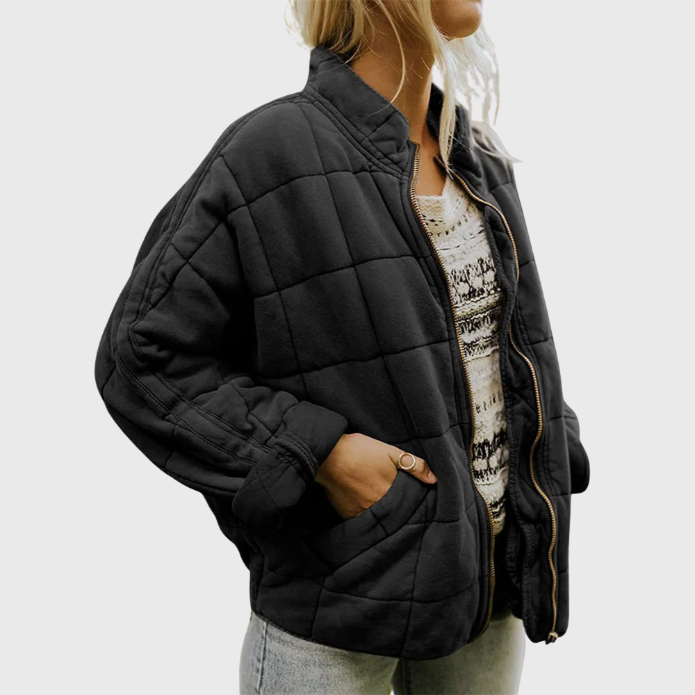 Van Laar | Gewatteerde jas met elegante oversized look